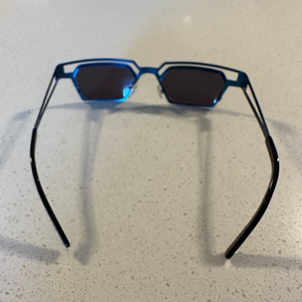 Isson Australia sunglasses pre owned Piero NBL 52 21 145 blue with blue lenses - Picture 10 of 14